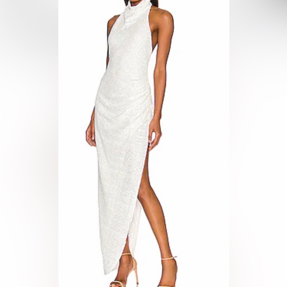 Chic One Shoulder White Dress